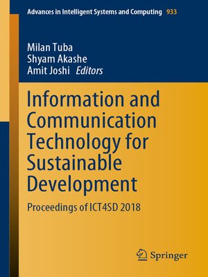 cover image of Information and Communication Technology for Sustainable Development